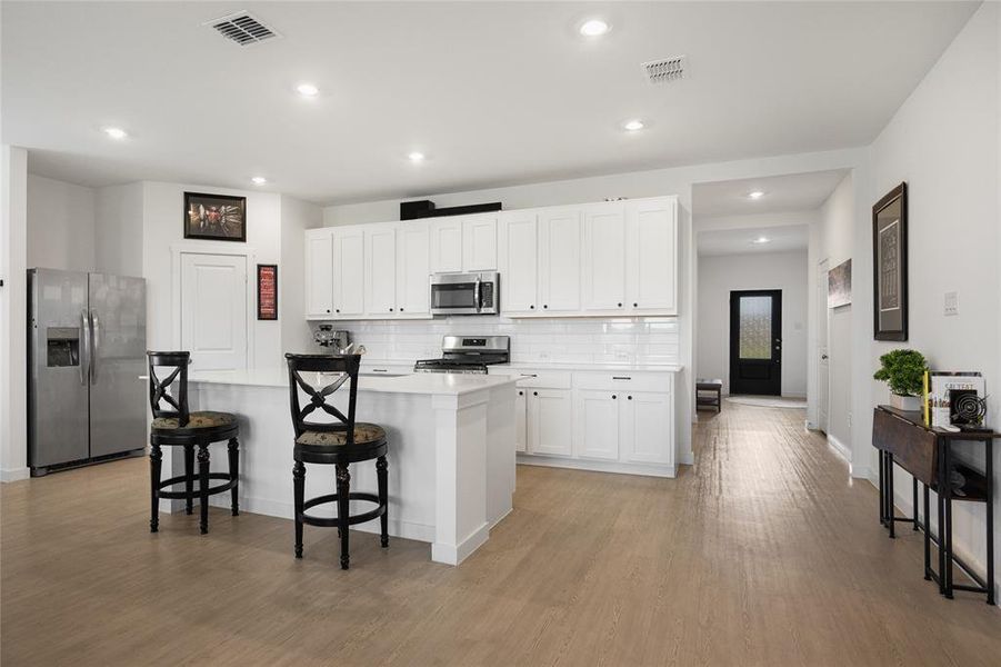 Furnished interior view inside a new home in Mobberly Farms, Pilot Point (Image 6).