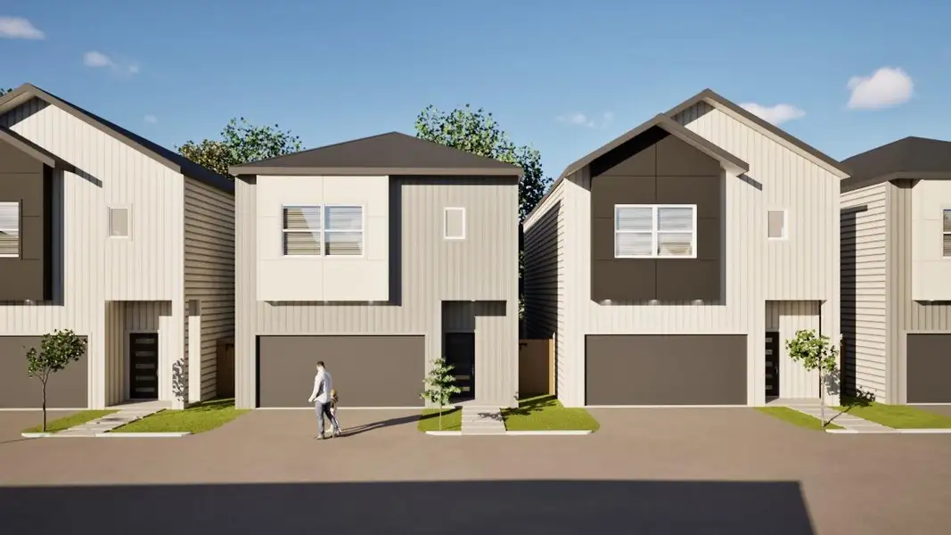 Front exterior of a new home in , Houston, TX, highlighting curb appeal (Image 2).