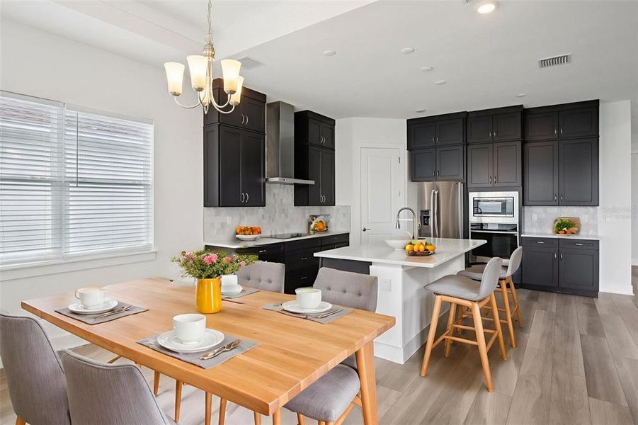 Furnished interior view inside a new home in Eagles Cove at Mirada, San Antonio (Image 16).
