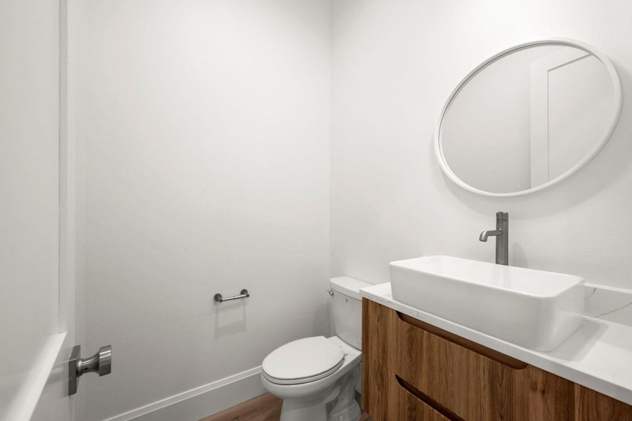 Furnished interior view inside a new home in , New Waverly (Image 3).