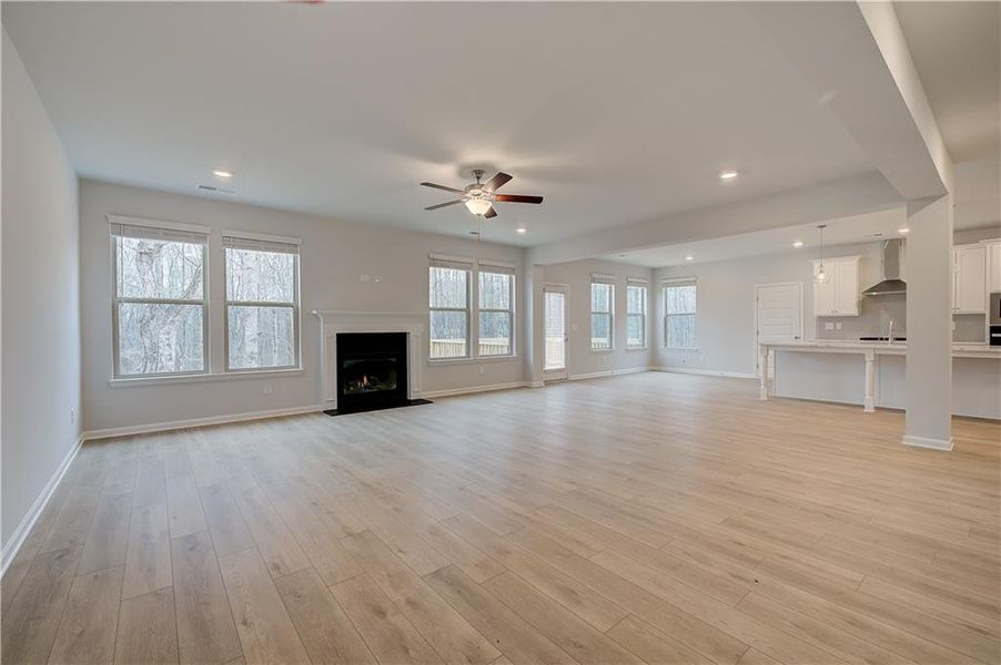 Spacious, unfurnished interior of a new home in Trinity Park, McDonough (Image 21).
