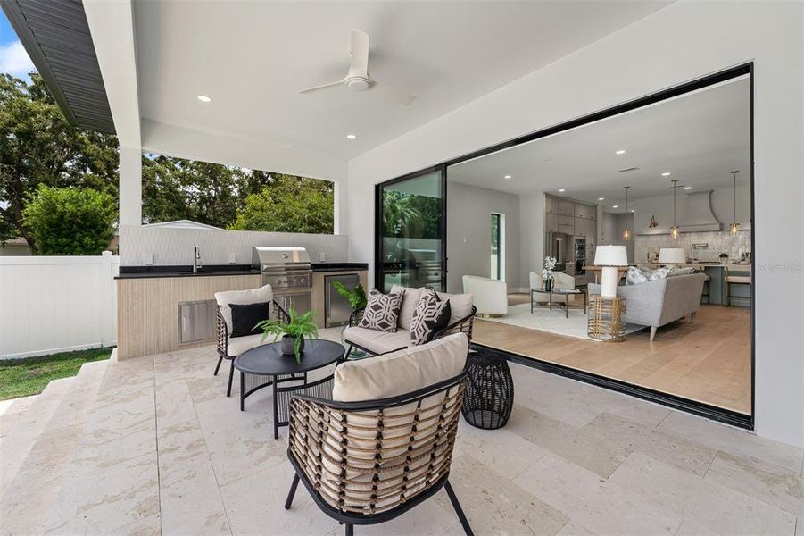Exterior details and patio area of a home in , Orlando (Image 32).