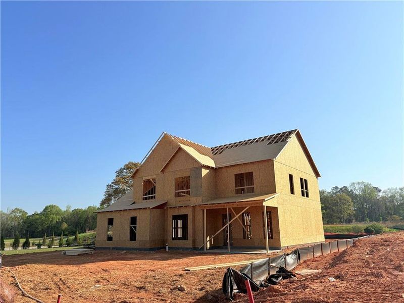 In-progress construction of a new home in The Tillery, Marietta, GA (Image 71).