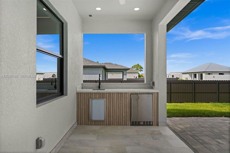 Exterior details and patio area of a home in , Cape Coral (Image 32).