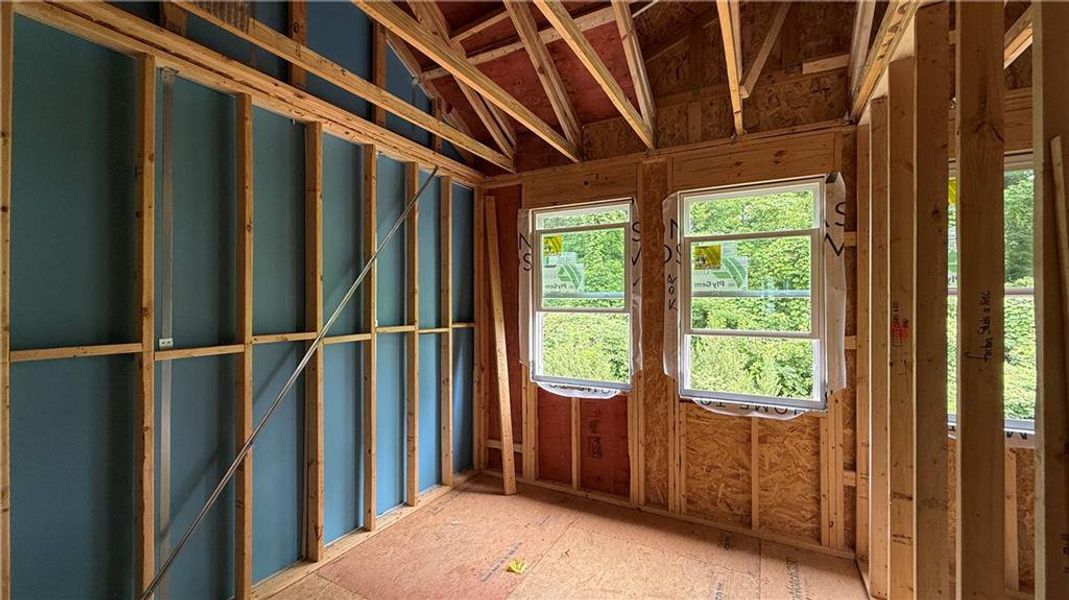 In-progress construction of a new home in Park Vue, Atlanta, GA (Image 34).