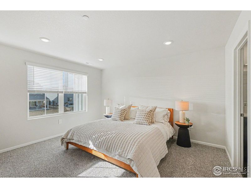 Furnished interior view inside a new home in Poudre Heights: The Meadow Collection, Windsor (Image 7).