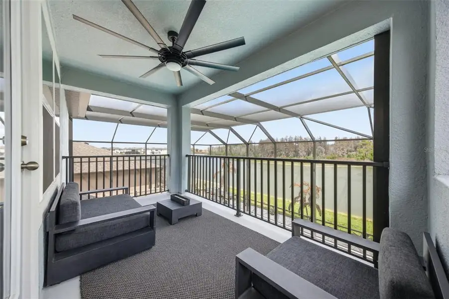 Exterior details and patio area of a home in Whispering Oaks Preserve, Wesley Chapel (Image 34). Exterior details and patio area of a home in Whispering Oaks Preserve, Wesley Chapel (Image 34).