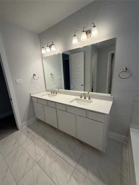 Primary bathroom Primary bathroom