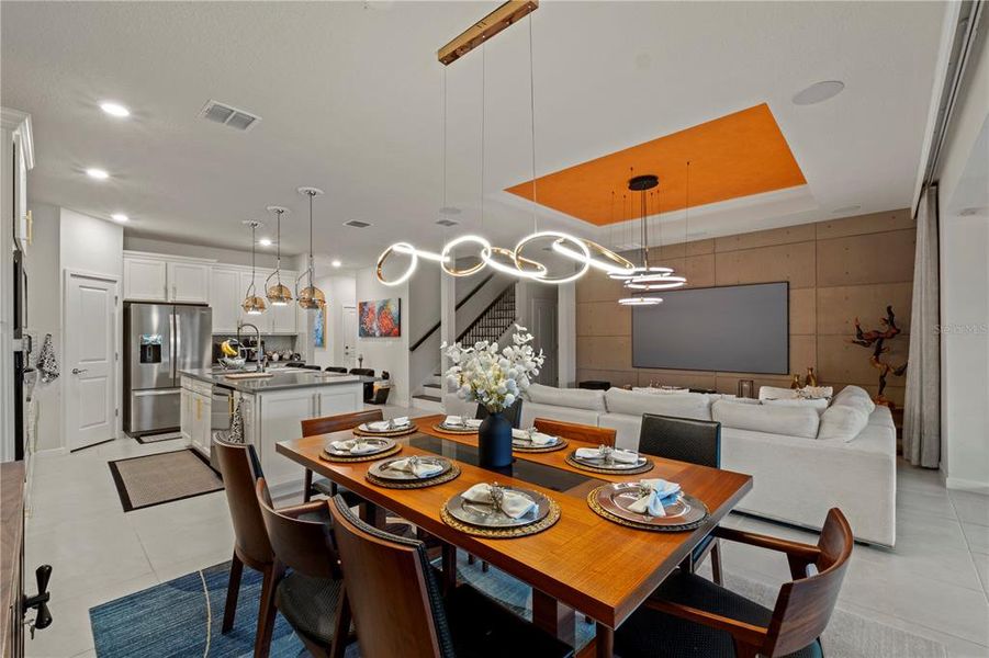 Furnished interior view inside a new home in Willow Ridge, Montverde (Image 23). Furnished interior view inside a new home in Willow Ridge, Montverde (Image 23).