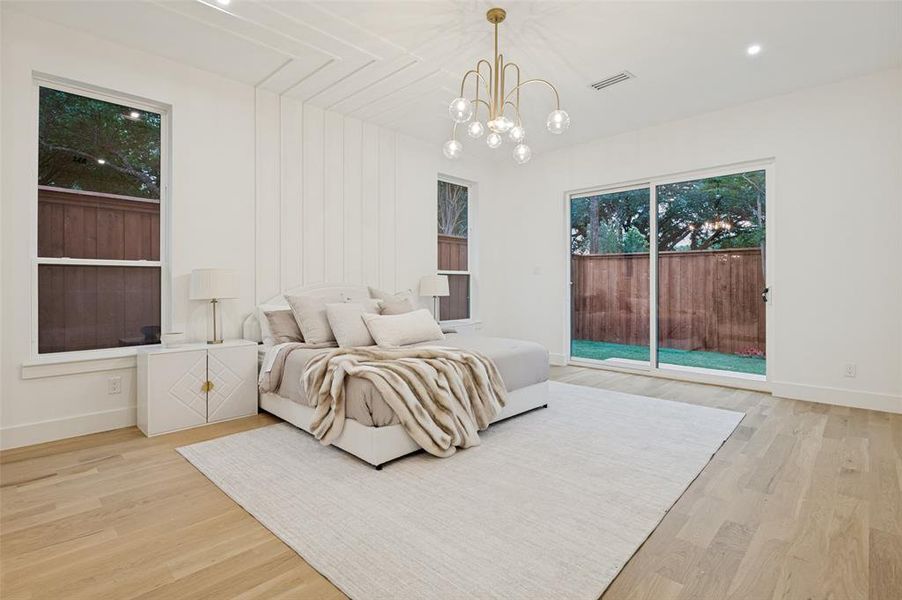 Furnished interior view inside a new home in , Dallas (Image 21).