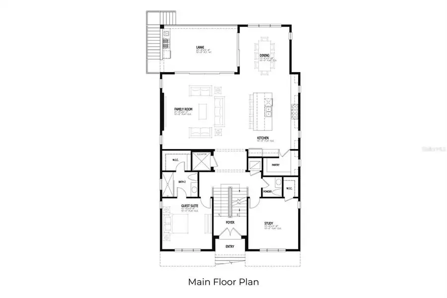 2D floor plan layout of this home in , St. Petersburg, FL (Image 2). 2D floor plan layout of this home in , St. Petersburg, FL (Image 2).