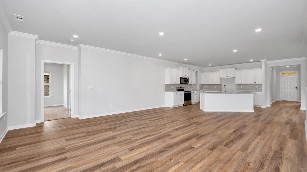 Representative unfurnished interior of a home built from the Plan by D.R. Horton in Hedge Rose, Somerville (Image 20).