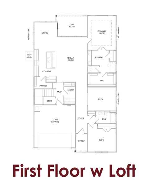 2D floor plan layout for the Bluff by Chafin Communities in Fowler Farms, Auburn, GA (Image 5).
