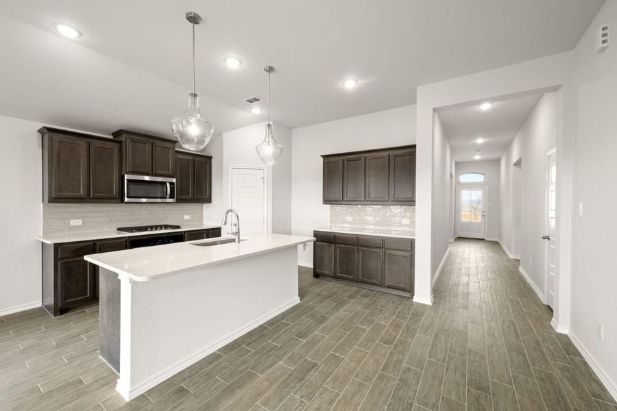 Front exterior of a new home in Myrtle Creek, Waxahachie, TX, highlighting curb appeal (Image 10).