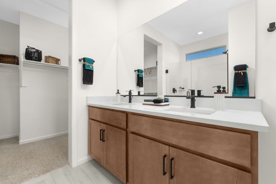 Representative furnished interior of a home built from the Cedar by Mattamy Homes in Blackhawk, Tucson (Image 12).