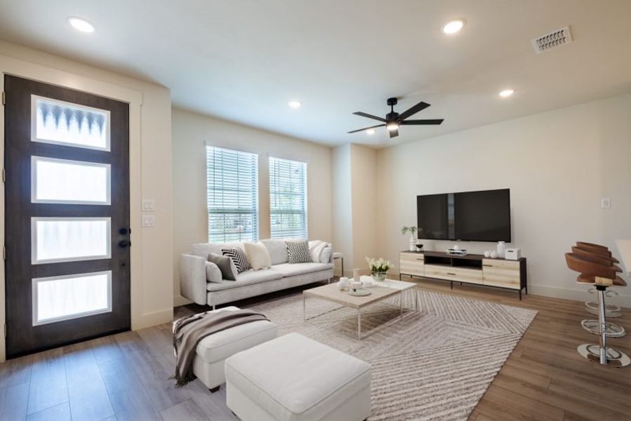Furnished interior view inside a new home in Talia, Mesquite (Image 3).