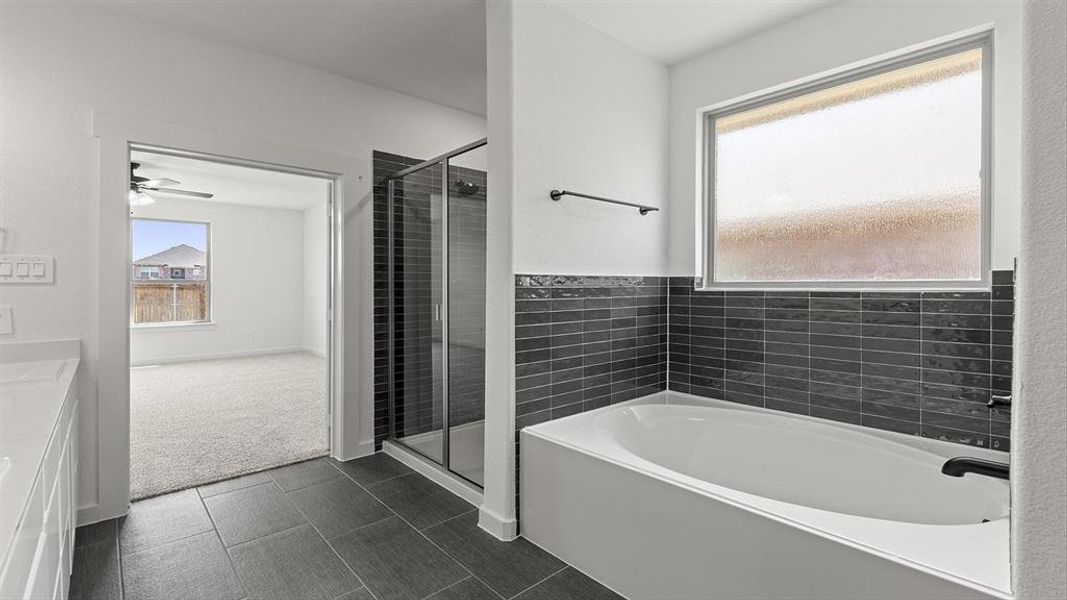 Furnished interior view inside a new home in Rocky Creek Crossing, Crowley (Image 4).