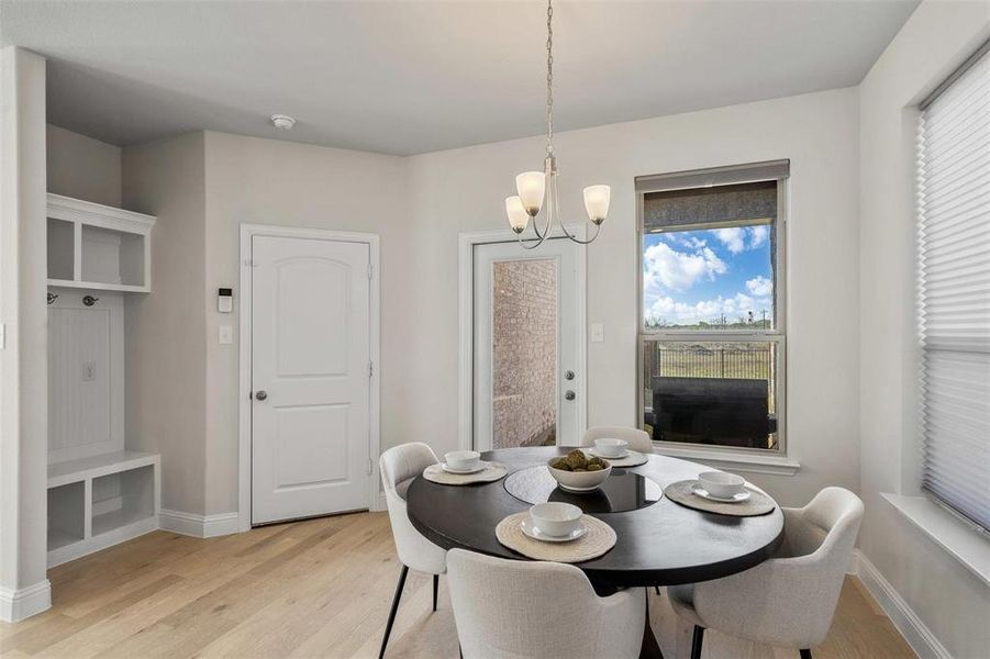 Furnished interior view inside a new home in , Justin (Image 30). Furnished interior view inside a new home in , Justin (Image 30).