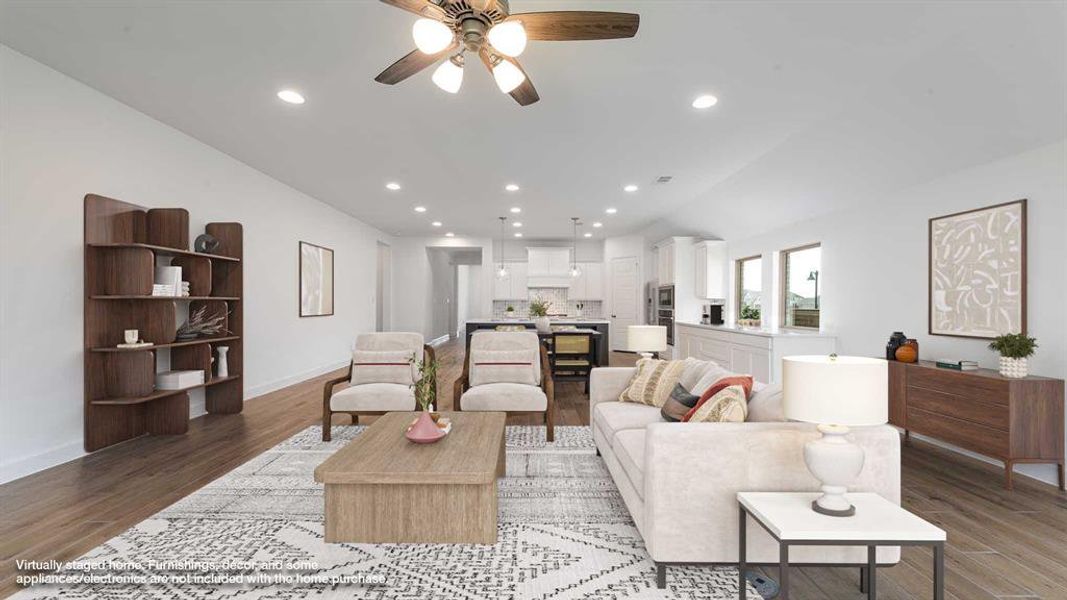 Furnished interior view inside a new home in North Sky 55', Celina (Image 20).