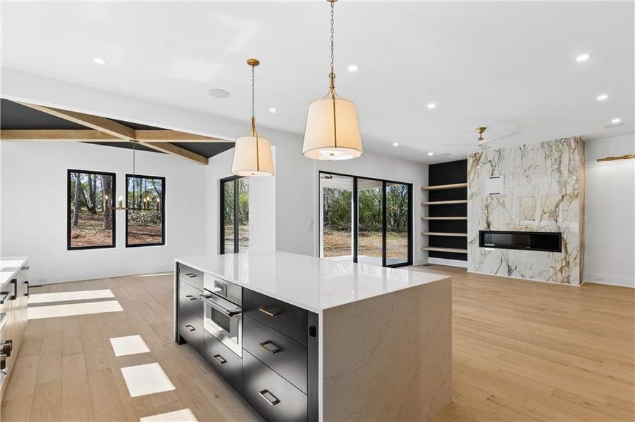 Furnished interior view inside a new home in , Roswell (Image 9).