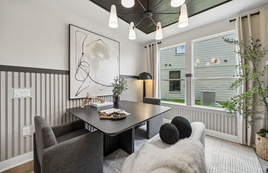 Representative furnished interior of a home built from the Palmary by Del Webb in Del Webb Sugar Land at Ryehill, Rosenberg (Image 16). Representative furnished interior of a home built from the Palmary by Del Webb in Del Webb Sugar Land at Ryehill, Rosenberg (Image 16).