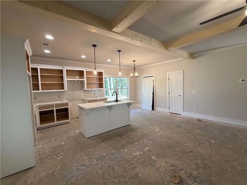 In-progress construction of a new home in , Jefferson, GA (Image 21).