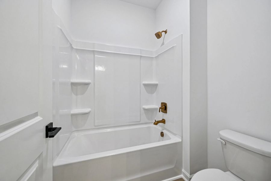 Bath 3 featuring the AW Collection® Sapphire - Clean lines and layered design pop with color. Bath 3 featuring the AW Collection® Sapphire - Clean lines and layered design pop with color.