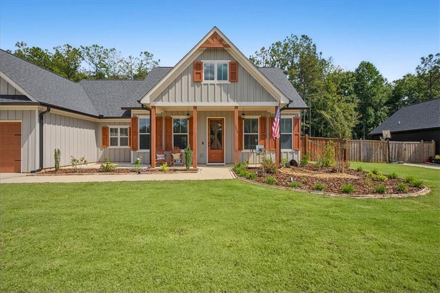 Front exterior of a new home in , Rockmart, GA, highlighting curb appeal (Image 26).