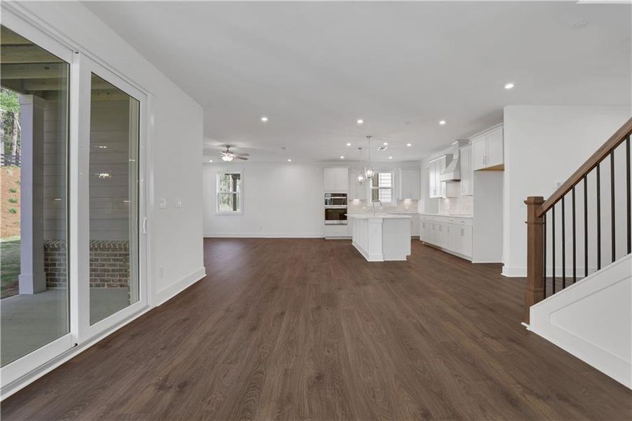 Spacious, unfurnished interior of a new home in Wisteria at GreenHouse, Marietta (Image 9). Spacious, unfurnished interior of a new home in Wisteria at GreenHouse, Marietta (Image 9).