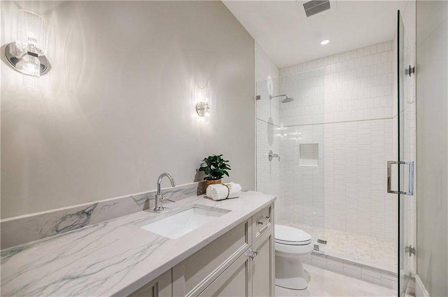 Furnished interior view inside a new home in , Canton (Image 35).