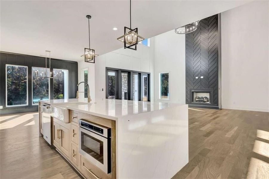 Furnished interior view inside a new home in , Brooks (Image 13).