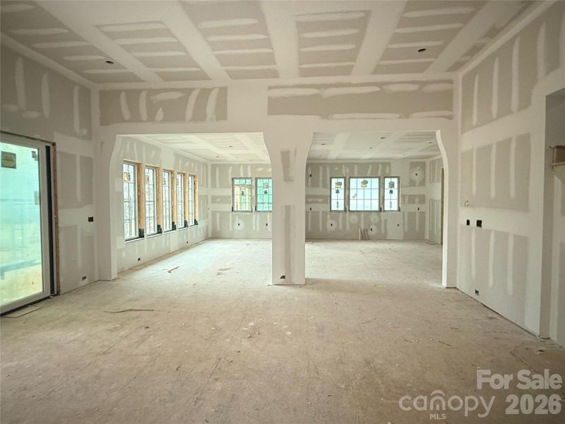 Sheetrock is up & Taped 3-9-26