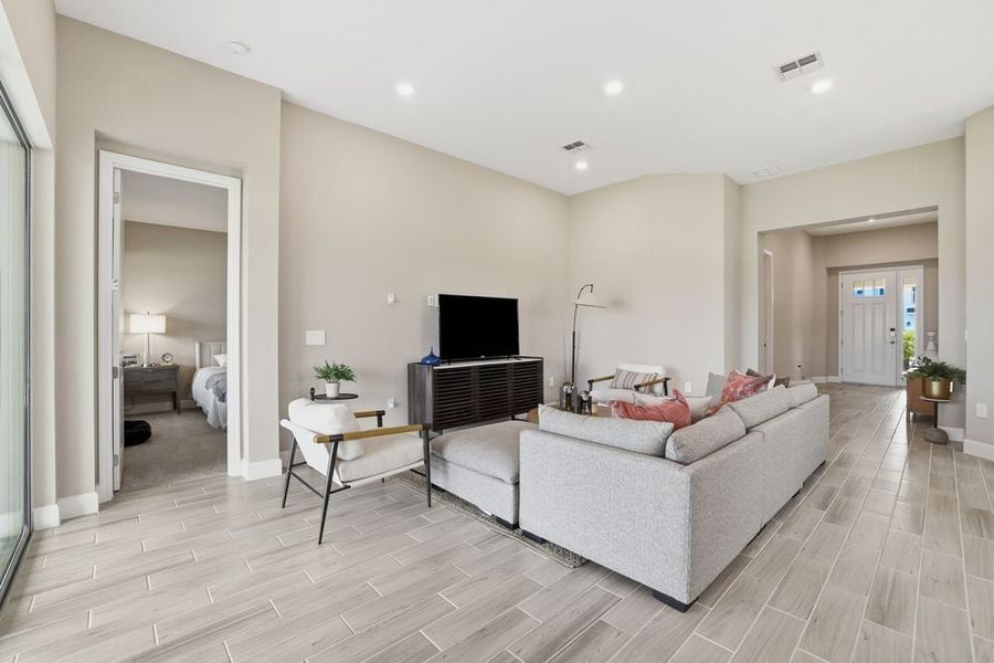 Representative furnished interior of a home built from the Aruba by Taylor Morrison in Aden North at Westview, Kissimmee (Image 9).