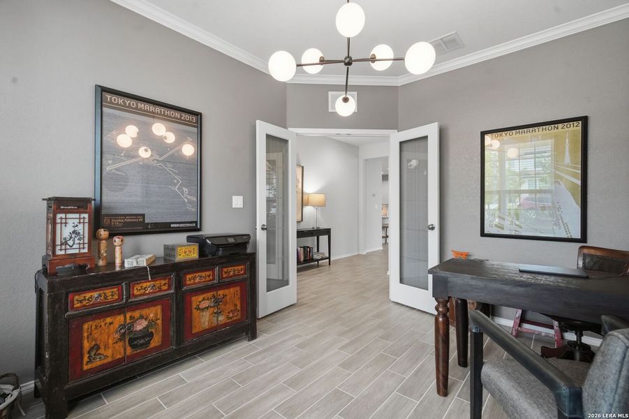Furnished interior view inside a new home in Bison Ridge, San Antonio (Image 14).