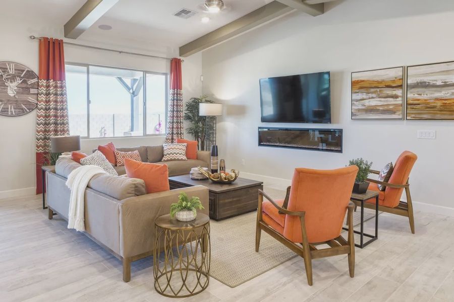 Furnished interior view inside a new home in Bellero Estates, Queen Creek (Image 13).