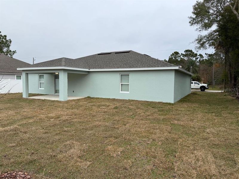 Exterior details and patio area of a home in , Palm Coast (Image 21). Exterior details and patio area of a home in , Palm Coast (Image 21).