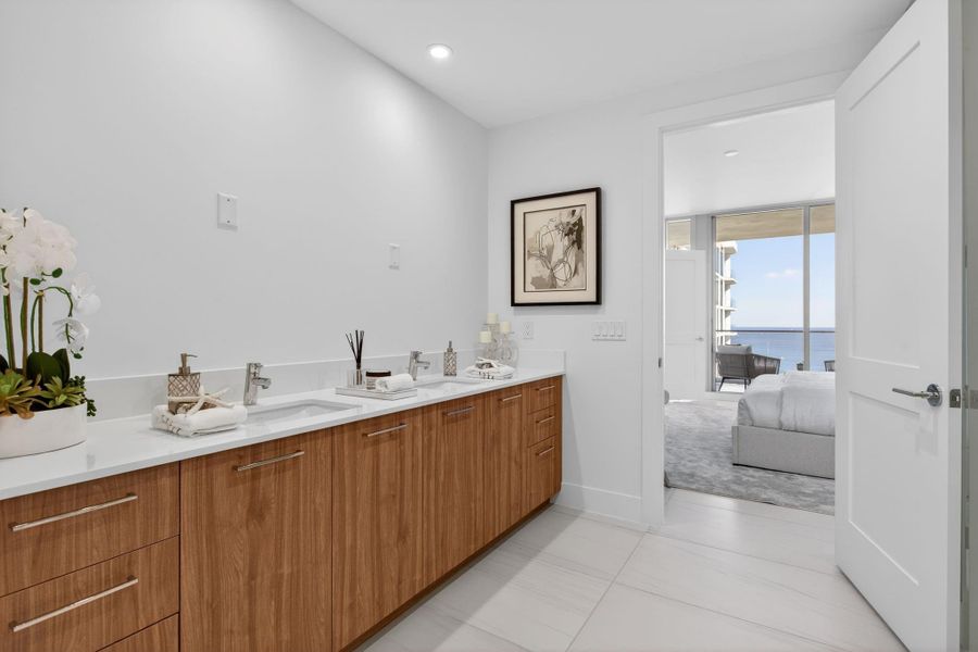 Furnished interior view inside a new home in , Fort Lauderdale (Image 8).