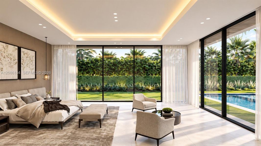 Furnished interior view inside a new home in , Boca Raton (Image 3). Furnished interior view inside a new home in , Boca Raton (Image 3).