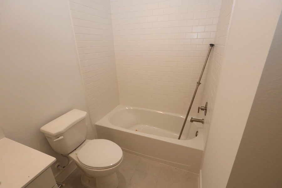 Hall bath - still under construction!