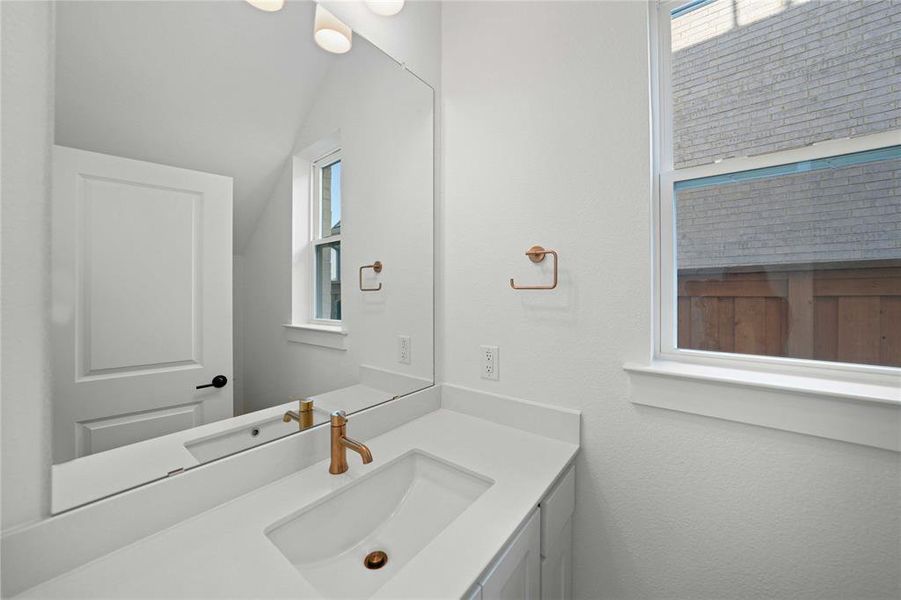 Furnished interior view inside a new home in Fields - 40' Lots, Frisco (Image 18).
