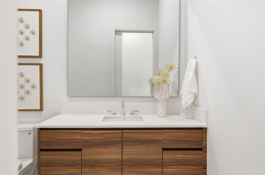 Close-up of interior finishes inside a home in , Dallas (Image 20).