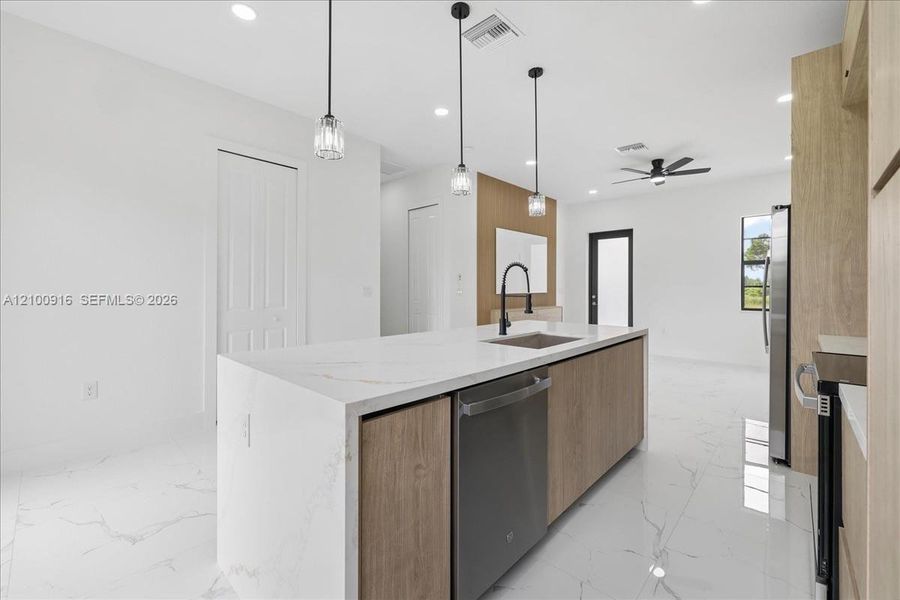 Furnished interior view inside a new home in , Lehigh Acres (Image 12).
