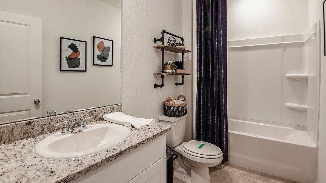 Furnished interior view inside a new home in Coopers Meadow, Jacksonville (Image 8). Furnished interior view inside a new home in Coopers Meadow, Jacksonville (Image 8).