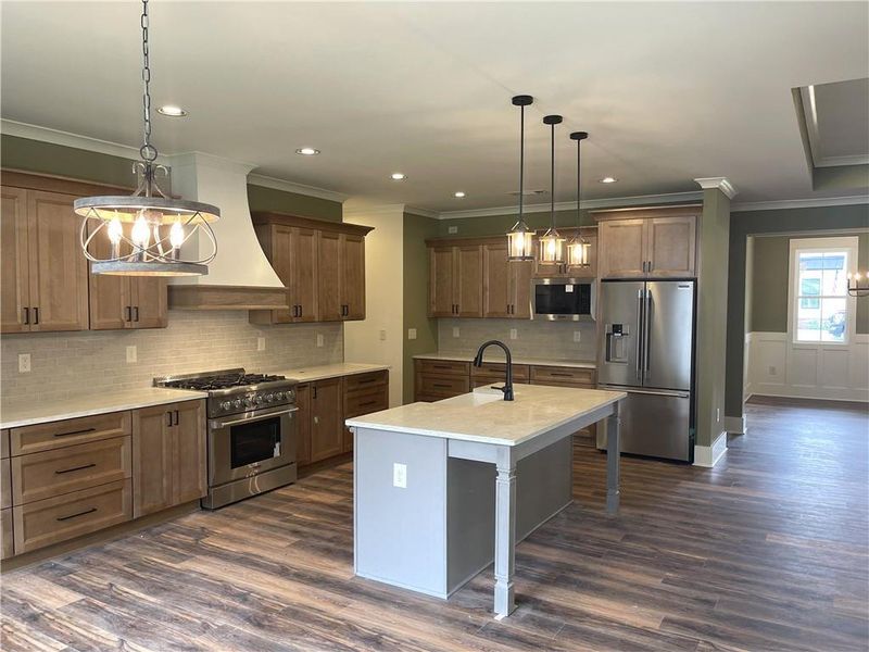 Furnished interior view inside a new home in , Monroe (Image 14).