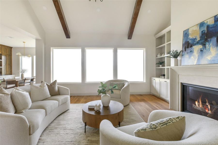 Furnished interior view inside a new home in , Chappell Hill (Image 28).