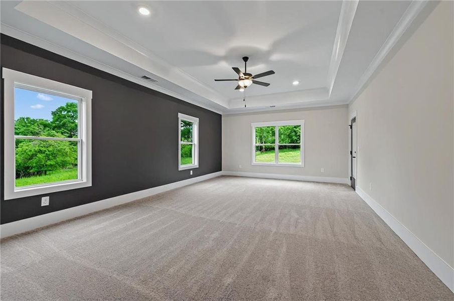 Spacious, unfurnished interior of a new home in SteepleChase, Hoschton (Image 35).