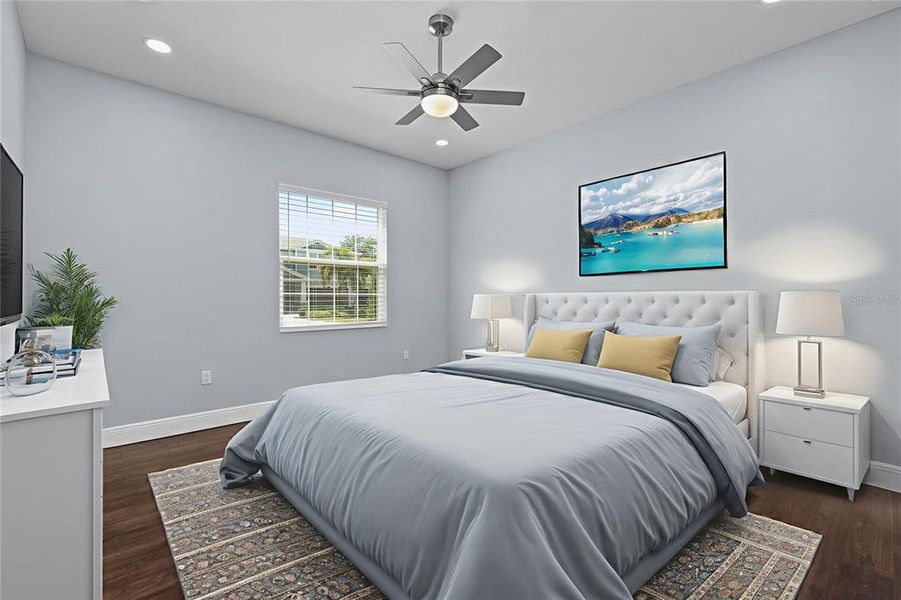 Furnished interior view inside a new home in , Tampa (Image 44).