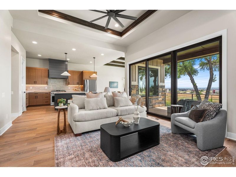 Furnished interior view inside a new home in , Timnath (Image 27).