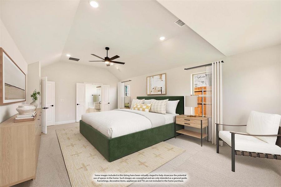 Furnished interior view inside a new home in Sunset Ridge, Alvarado (Image 13). Furnished interior view inside a new home in Sunset Ridge, Alvarado (Image 13).