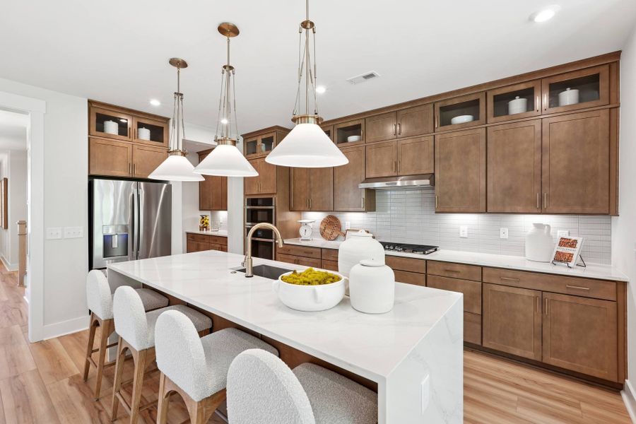 Representative furnished interior of a home built from the Sandy Lane by Tri Pointe Homes in The Pines Collection at Serenity, Fuquay Varina (Image 10).